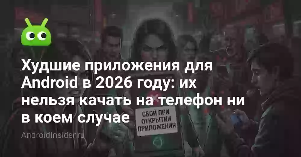 Худшие приложения для Android в 2026 году: их нельзя качать на телефон ни в коем случае