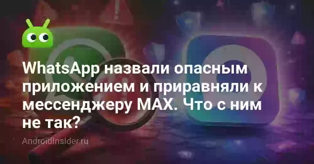 WhatsApp назвали опасным приложением и приравняли к мессенджеру MAX. Что с ним не так?